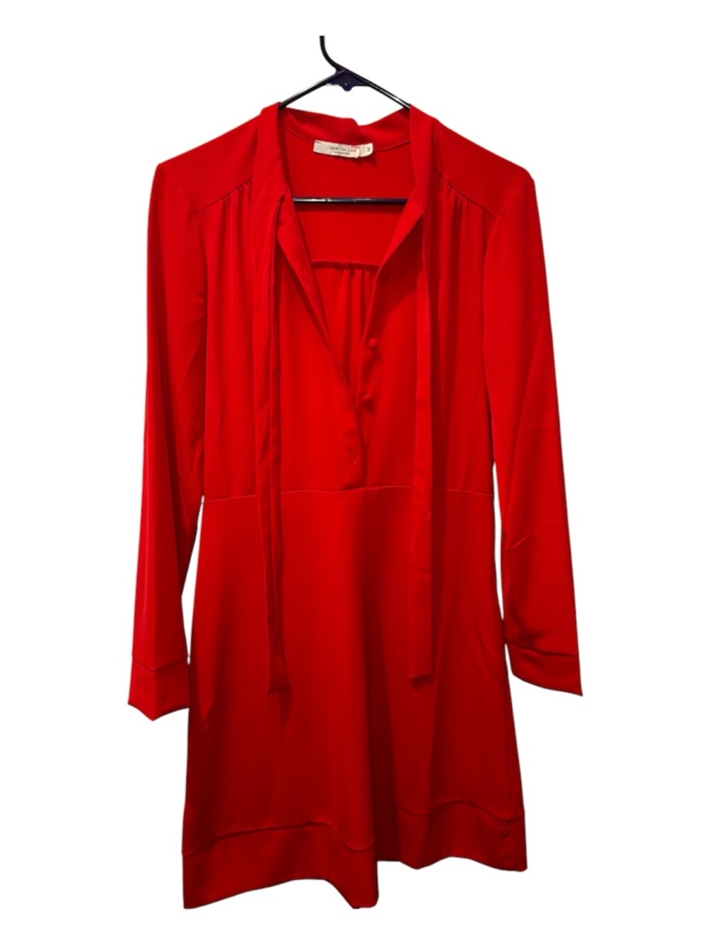 Vanessa Zani Elegant Red Midi Dress